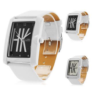 EUR € 5.97   unisex pu analog kvarts håndleddet watch gz1042 (hvit