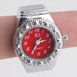 USD $ 2.99   Womens Casual Alloy Analog Ring Watch (Assorted Colors
