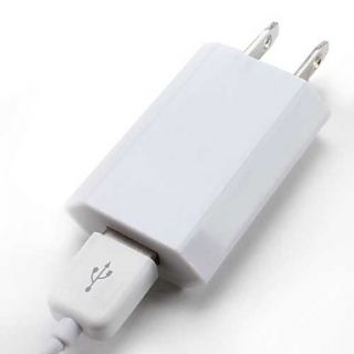 iPhone/iPod met 100cm lange USB kabel (100~240V , Amerikaanse stekker