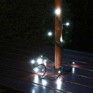 Solar 100 LED White Light Outdoor Lichterkette Weihnachtsdekoration