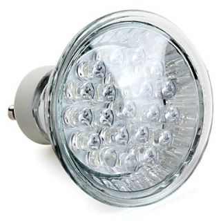 GU10 1,5 W 105lm 6000 6500K naturligt vitt ljus LED spot lampa (220