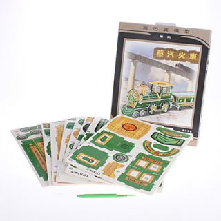 EUR € 18.85   DIY Papier 3D Puzzle Steam Train (95pcs, No.2803 G