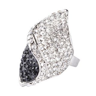 EUR € 3.95   rhinestone vendimia forma de diamante tachonado anillo