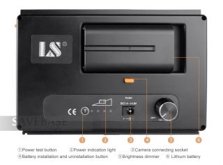 170A LED Video Lighting Kit Dimmer 5600K on Camera Light for Camcorder