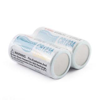 USD $ 2.49   Great Power CR123A Lithium Battery White (2 Pack),