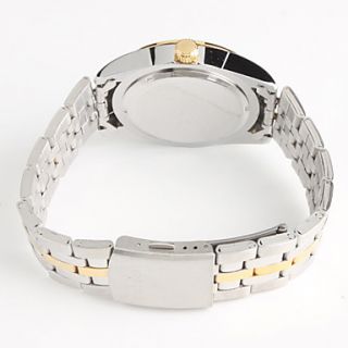 USD $ 25.79   Mens Steel Analog Quartz Wrist Watch (Silver),