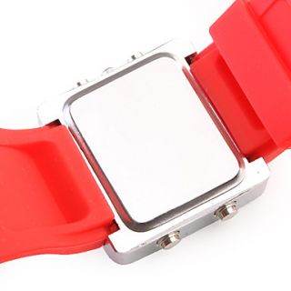 USD $ 6.39   Fashion Girl Women Wrist Watch Red Watchband Red Dial