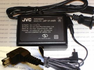 Original OEM JVC AP V14U AP V18U AP V19U AP V20U AC Adapter Power Cord