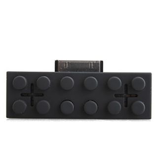 USD $ 7.36   Building Block Brick Style Mini Speakers for iPod (Black