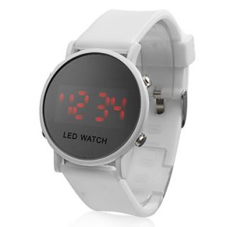 USD $ 3.99   Mirror Face LED Sport Watches (White),