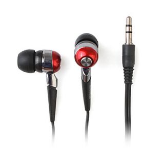 hochwertige verstellbare Tonspur in Ear Ohrhörer (schwarz und rot