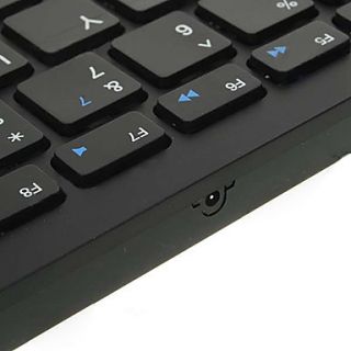 78 chave de teclado bluetooth portátil sem fio recarregável slim