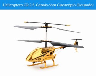 Opiniães em oferta Helicóptero CR com Giroscópio (dourado)