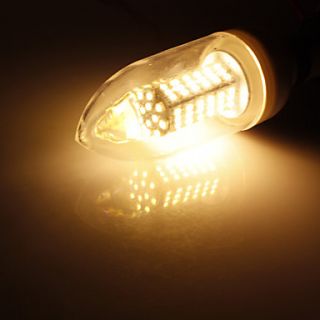 E14 6W 120x3528 SMD 480 500lm 3000 3500K Warm White Light Bulb Candle