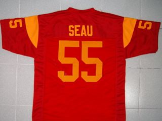 Junior Seau USC Trojans College Jersey Red New Any Size