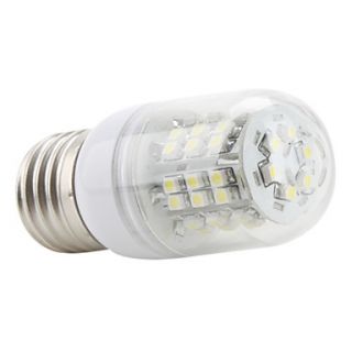 EUR € 4.50   E27 3528 smd 48 ledede 150lm hvitt lys pære (3w, 230v