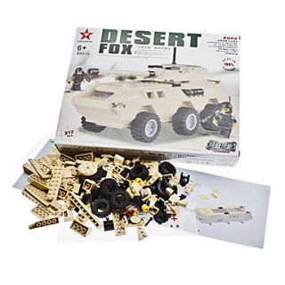 3D DIY Puzzle Desert Fox Cannon Bouwstenen Bakstenen Toy Sets (212pcs