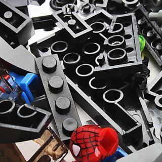 Plastic 3D Puzzel Spider Super Man Fighter Building Block (112 stuks
