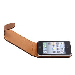 brown pu leather case for iphone 4 00170436 177 write a review usd usd