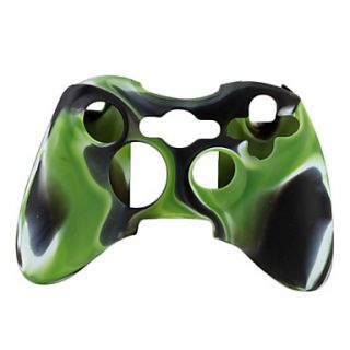 Protective Dual Color Silicone Case for Xbox 360 Controller (Green and