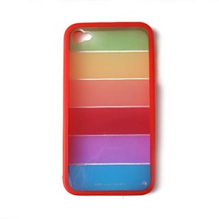 EUR € 5.33   Schutz Regenbogen Hartschalenetui für iPhone 4G (roter