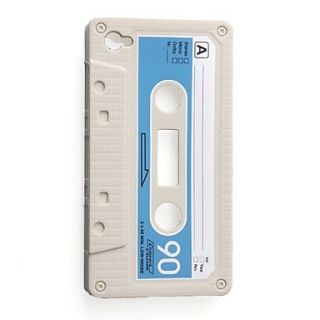 USD $ 2.29   Cheap Cassette Style Silicon Case For iPhone 4   Color
