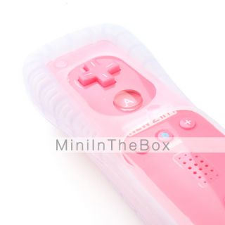 Remote MotionPlus and Nunchuk Controller with Case for Wii/Wii U (Pink