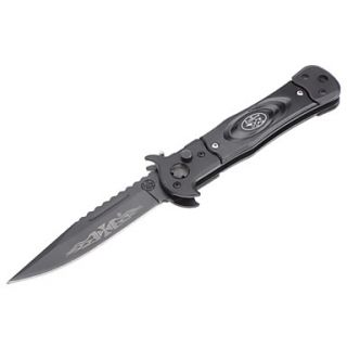 Noir Sharp / verrouillable / Nouveau couteau Conçu inoxydable avec un