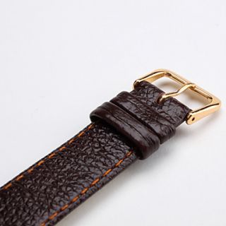 USD $ 1.29   Unisex PU Leather Watch Strap 18MM(Brown),