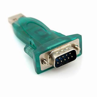 USD $ 4.19   USB 2.0 to RS232 Serial 9 Pin Adapter (Blue),