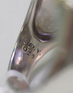 David Yurman Amethyst Ring New Albion 17mm 6 $1275