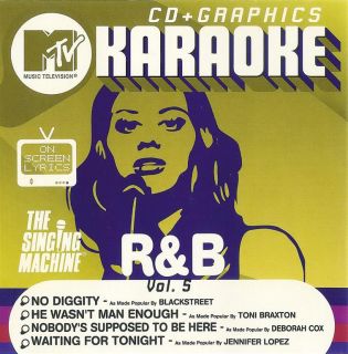MTV R B Vol 5 Karaoke CD The Singing Machine
