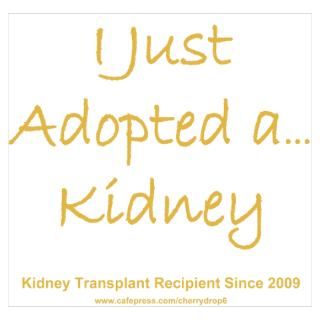 2009 Adopted Kidney Transplant Poster