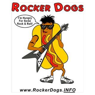 Wall Art  Posters  Rocker Dogs 11 x 17 Poster