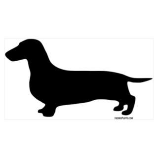 Dachshund Silhouette Posters & Prints