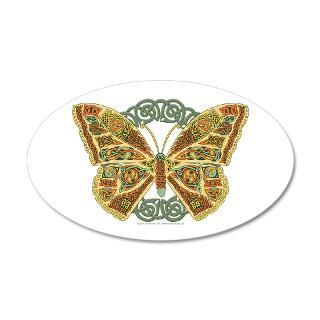 celtic butterfly 38 5 x 24 5 oval wall peel