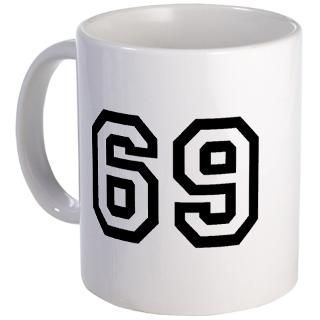 number 69 mug