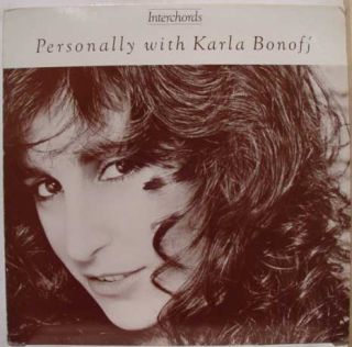 Karla Bonoff Interchords LP WLP Vinyl as 1423 VG 1982
