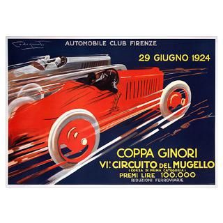 Wall Art  Posters  Coppa Ginori, Automobile Race