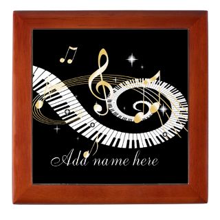 Gold Gifts  Gold Home Decor  Personalized Piano Musical gi