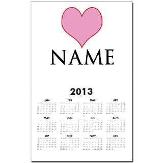 Bride Gifts  Bride Home Office  ADD YOUR NAME Calendar Print