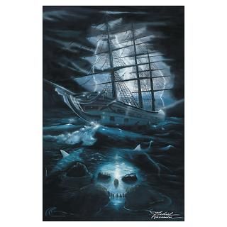 Wall Art  Posters  Ghost Ship Artwork Poster