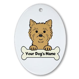 Cairn Gifts  Cairn Ornaments  Personalized Cairn Ornament (Oval)