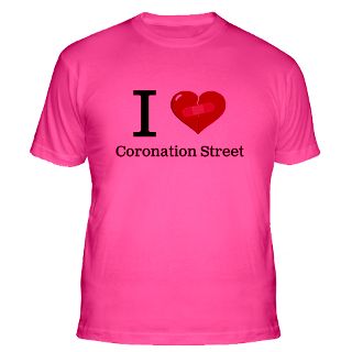Love Coronation Street T Shirts  I Love Coronation Street Shirts