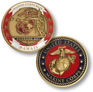 Marine Corps Base Kaneohe Bay Hawaii New Coin Medal