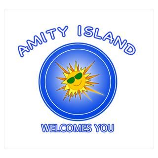 Wall Art  Posters  Jaws  Amilty Island Welcomes You