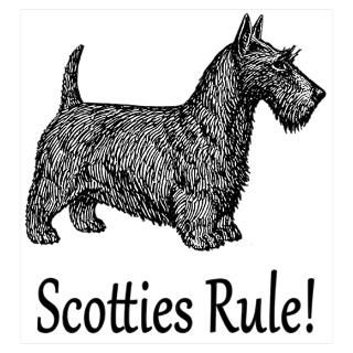 Wall Art  Posters  Scotties Rule Poster