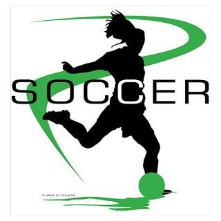 Wall Art  Posters  Soccer Poster