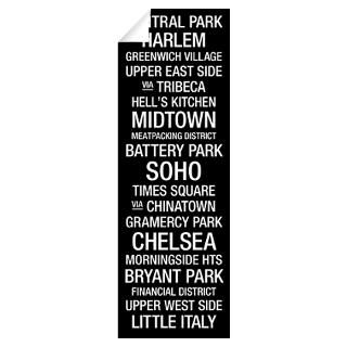 Wall Art  Wall Decals  Bus Roll New York City