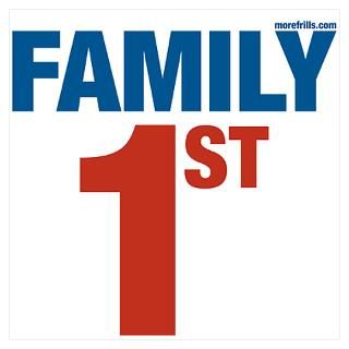 Wall Art  Posters  Family First Poster